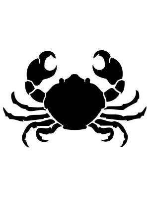 Трафареты Краба