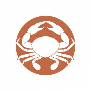 Шаблон векторной иллюстрации логотипа краба