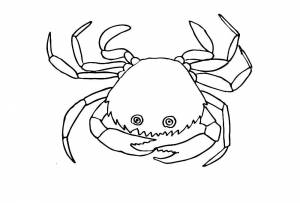Раскраска Краб