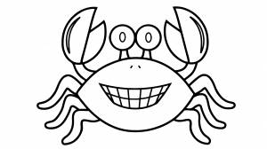 Краб трафарет