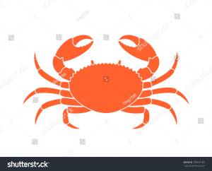 Силуэт краба