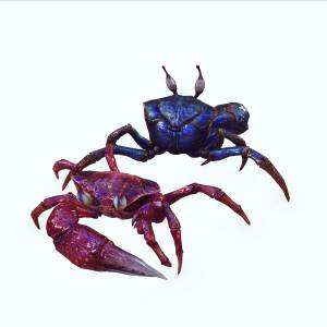 Файл OBJ Краб, DOWNLOAD Crab 3d Model PACK animated for Blender-Fbx-Unity-Maya-Unreal-C4d-3ds Max