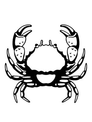 Трафареты Краба
