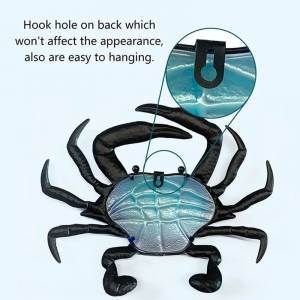 Металлический Краб Настенный декор большой береговой океан декор железный Краб скульптура большой металлический океан Животное Искусство для кухни Офиса Патио
