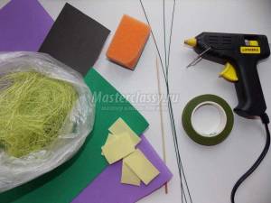 Крокусы из фоамирана