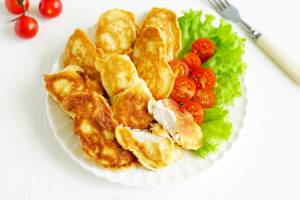 Куриное филе в кляре на сковороде