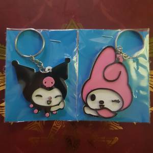 Файл STL Брелок Sanrio Kuromi Моя мелодия брелок для ключей・Шаблон для 3D-печати для загрузки・Cults