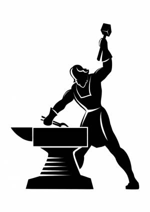 Трафареты Кузнец