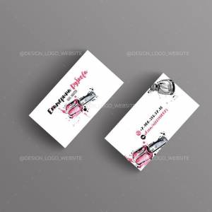 Визитка для мастера маникюра