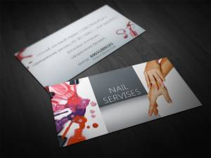 Визитки для мастера маникюра