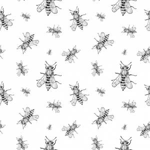 Шаблон эскиза пчелы