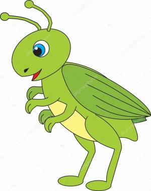 Рисунок лягушка и кузнечик