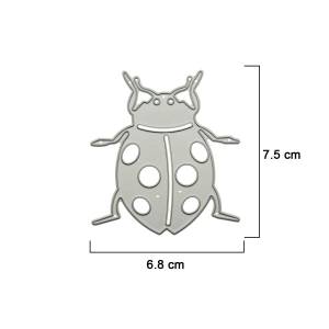Пресс-формы в виде насекомых, божья коровка, божья коровка, леди, жук, узор, скрапбукинг, украшение для карт, крафт-бумага, металлическая Форма для резки