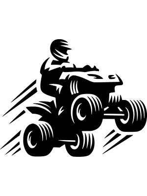 Трафареты Квадроцикл для вырезания из бумаги