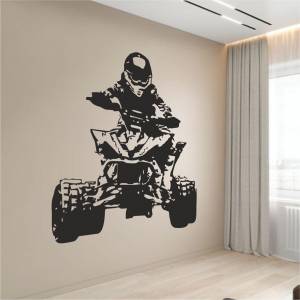 Трафарет для покраски, Квадроцикл-2, одноразовый из самоклеящейся пленки 120 х 95 см