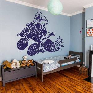 Трафарет для покраски, Квадроцикл, одноразовый из самоклеящейся пленки 95 х 140 см