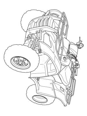 Раскраски Квадроцикл