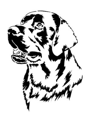 Трафареты Лабрадора