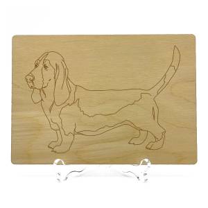 доски, трафареты для выжигания Сетлайн Собаки, формат А5, набор 4 шт