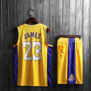 Детская баскетбольная форма NBA Леброн Джеймс Лос Анджелес Лейкерс №23 желтая