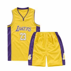 Форма детская LA Lakers 23 James жёлтая