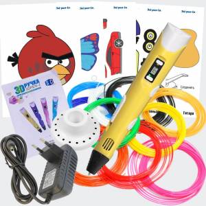 Отзывы о 3D ручка RP100B с пластиком PLA