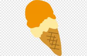Конусы мороженого 年 中 行事, дизайн, шаблон, рука, оранжевый png