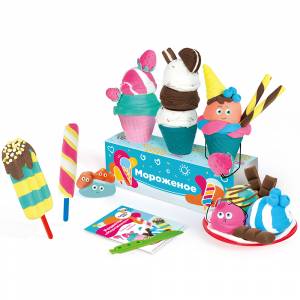 Genio kids Набор для детской лепки из легкого пластна Кафе Мороженое TA1716