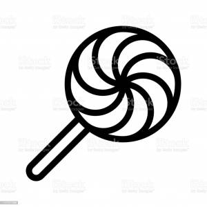 Леденец трафарет