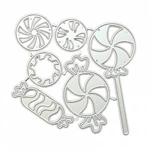 95AA леденец леденцы металлические режущие штампы рандомные высечки карточки тиснение DIY фотоальбом шаблон форма