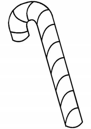 Трость карамельная рисунок