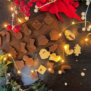 форма сконовая «Конфеты новогодние» , фигурки микс 12 ячеек в оптово-розничном магазине города Владимир