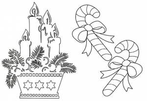 Трафареты для вырезания к Рождеству