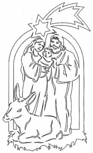 Трафареты на окна рождество