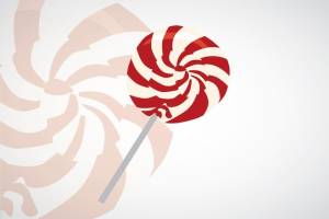 Леденец конфеты вектор плоский дизайн логотип иллюстрации шаблон