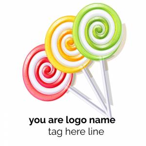 Шаблон Lollipop logo