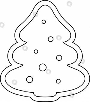 рождественская елка, рождественский пряник, новогодние сладости, имбирный пряник, шаблон для выпечки, каракули и эскиз