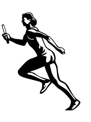 Трафареты Легкой Атлетики