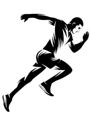 Трафареты Легкой Атлетики