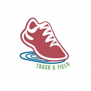 Профессиональный шаблон логотипа легкой атлетики