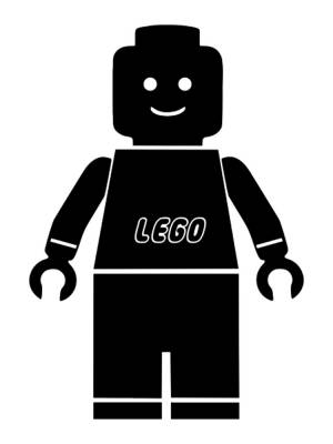 Трафареты Лего для вырезания из бумаги