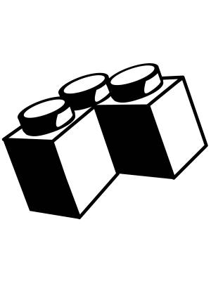 Трафареты Лего для вырезания из бумаги