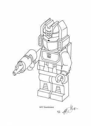 Рисунки лего роботы