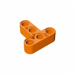 60484 технический, Liftarm, модифицированные толстые кирпичи Т-образной формы 3x3 точки, совместимые с lego 60484, детские строительные блоки, игрушки