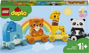 Конструктор LEGO DUPLO Creative Play Мой первый поезд для зверей, 15 деталей, 1
