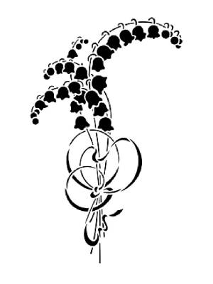 Трафареты Ландыша