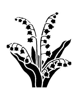 Трафареты Ландыша