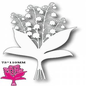 Металлические Вырубные штампы ландыш, украшения для скрапбукинга, ножа для рукоделия, лезвия, трафареты