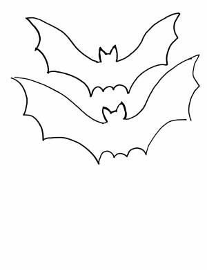 Трафареты и шаблоны летучей мыши для вырезания из бумаги на Хэллоуин