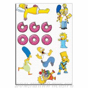 Симпсоны вафельная картинка